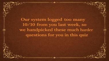 10-question mixed knowledge challenge