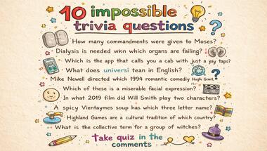 Ten-question challenge: test your general knowledge