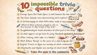 10-question mixed knowledge challenge