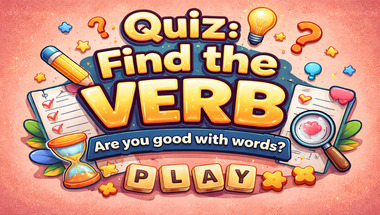 Quiz : Find the verb