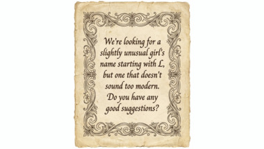 A quiz about old girls names