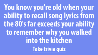1980s Lyrics Quiz